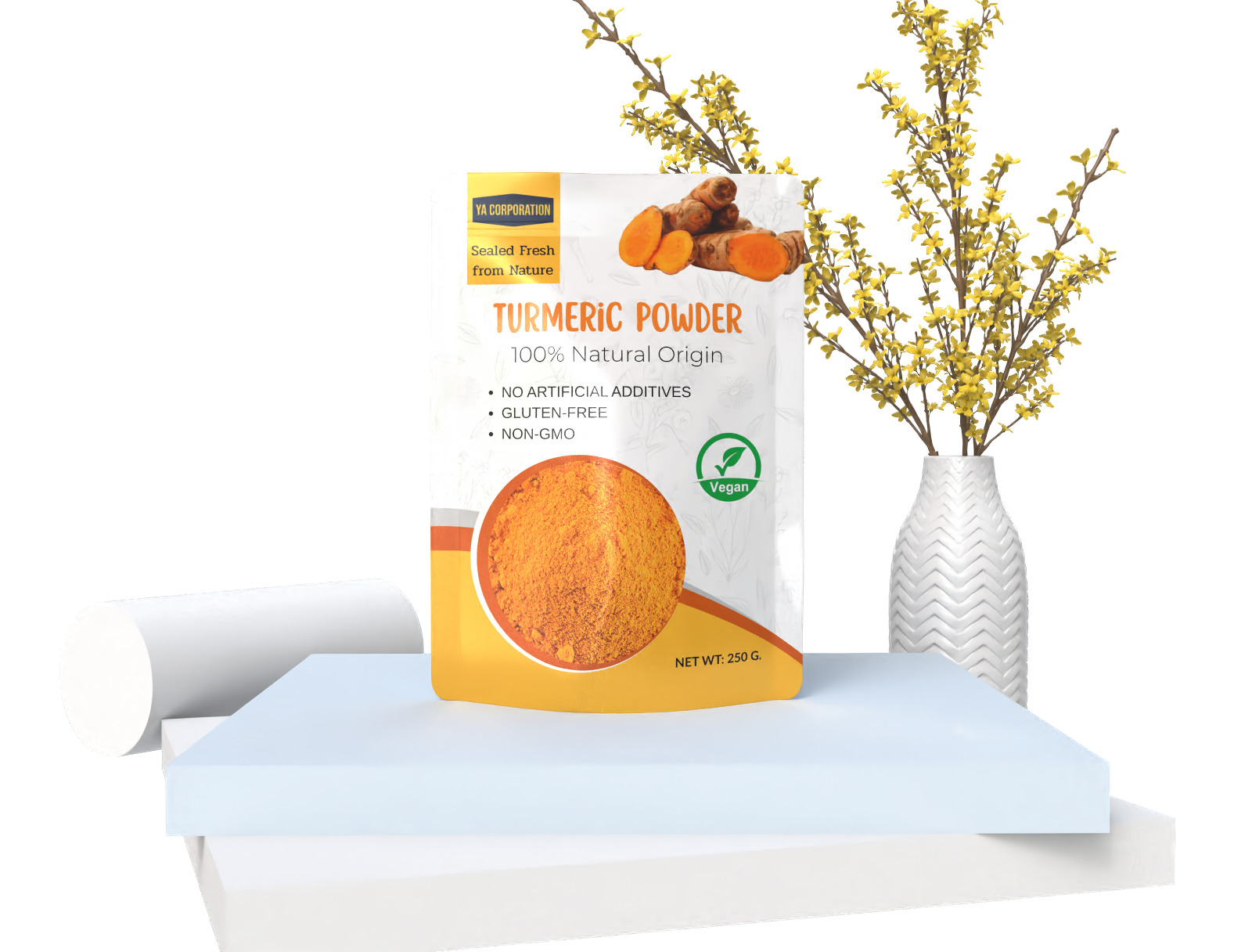 100% Pure Turmeric Root Powder – 250 g – YA Corporation Co., Ltd.